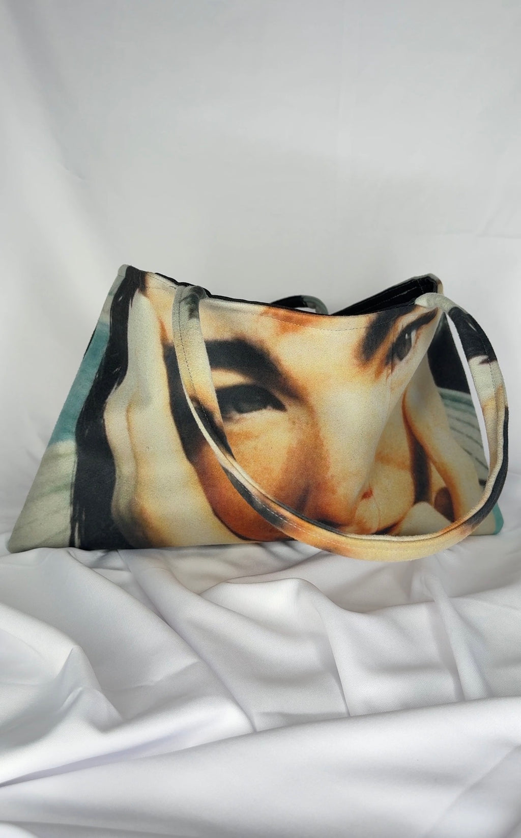 Bjork Oversized Slouchy Wool Coated Tote