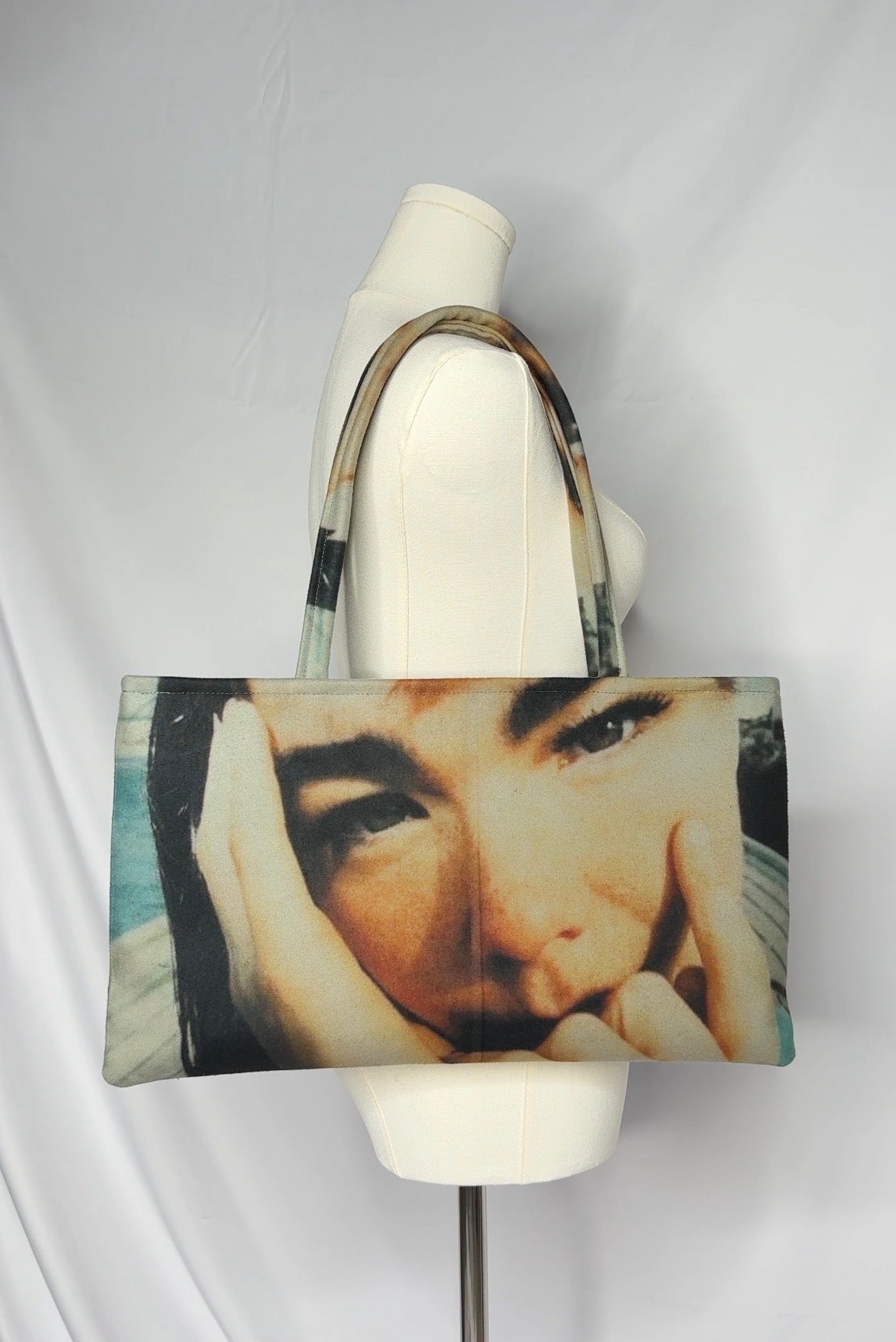 Bjork Oversized Slouchy Wool Coated Tote