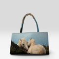 Horsies Oversized Slouchy Velvet Tote