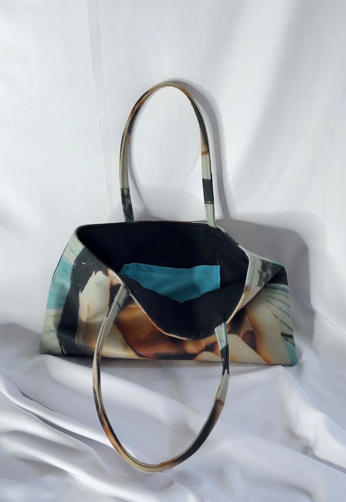 Bjork Oversized Slouchy Wool Coated Tote