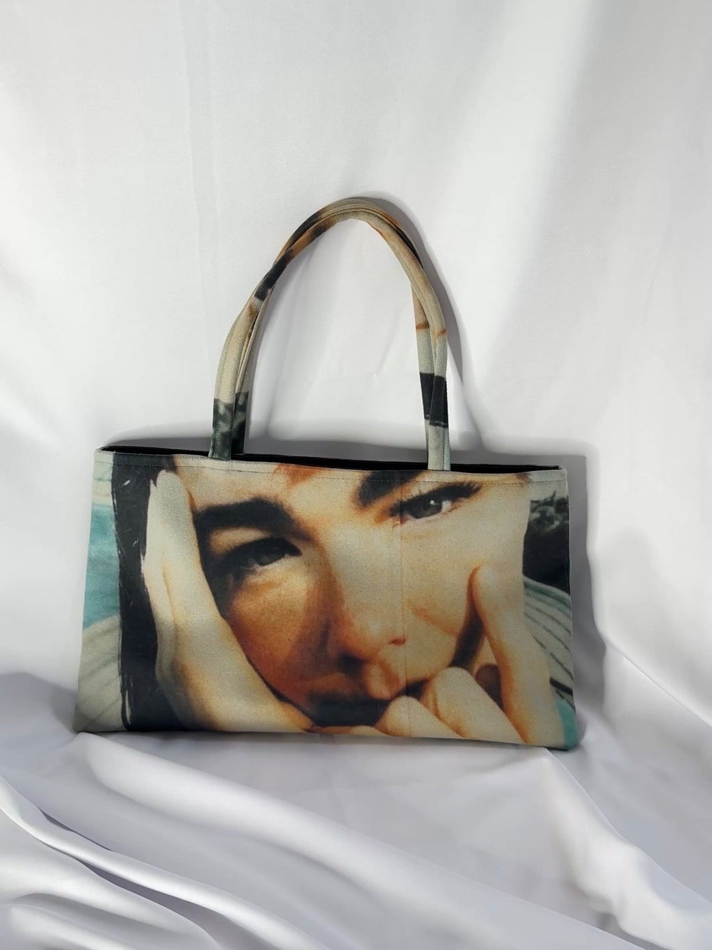 Bjork Oversized Slouchy Wool Coated Tote