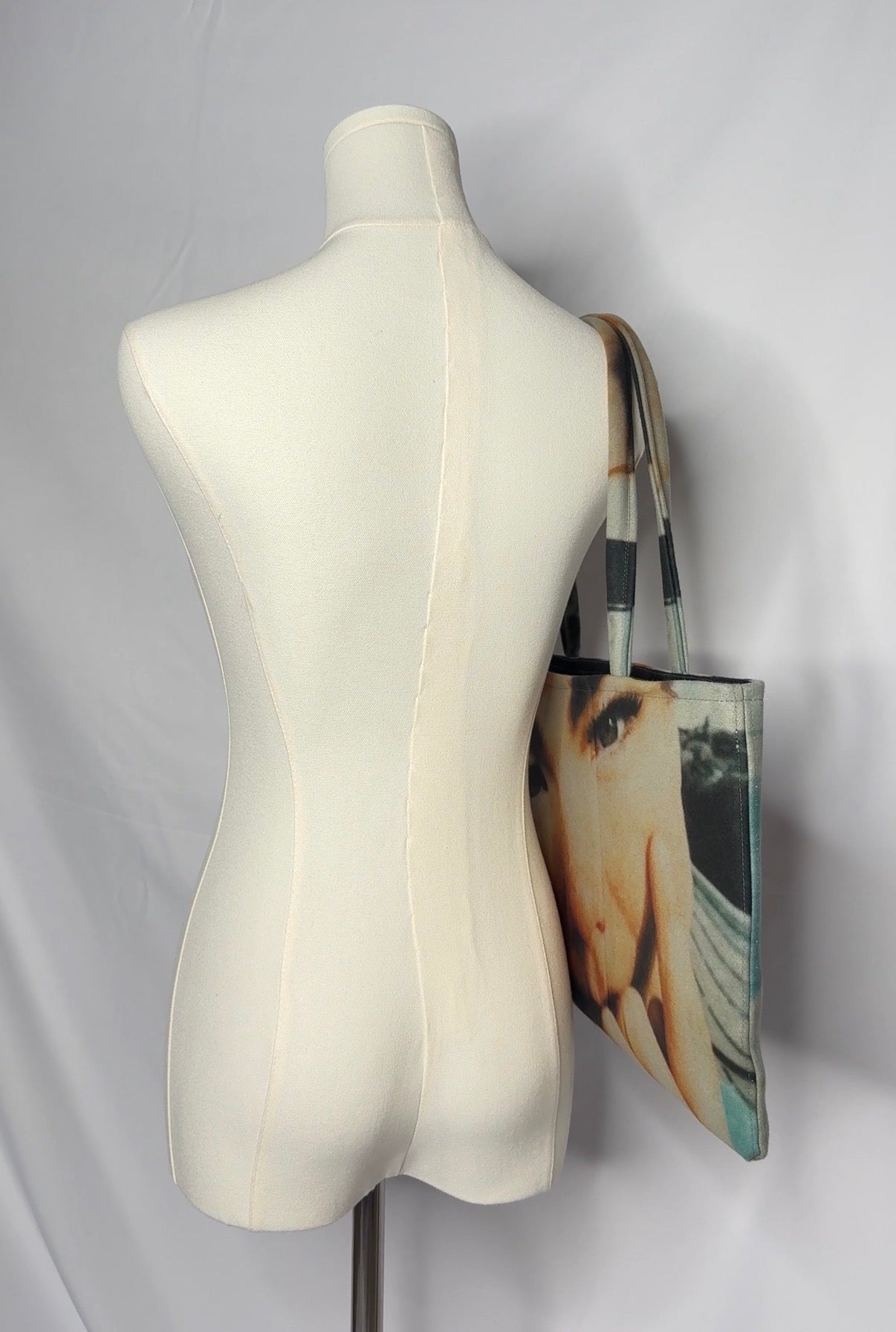 Bjork Oversized Slouchy Wool Coated Tote
